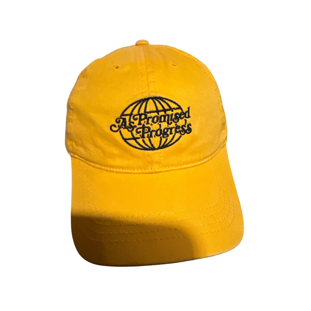 Zoe As Promised Progress Yellow Embroidered Dad Hat Leadership Lean In Cap